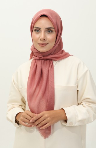 Plain Flamed Scarf 90155-10 Dried Rose 90155-10