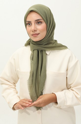 Plain Flamed Scarf 90155-13 Khaki 90155-13