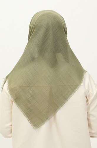 Plain Flamed Scarf 90155-13 Khaki 90155-13