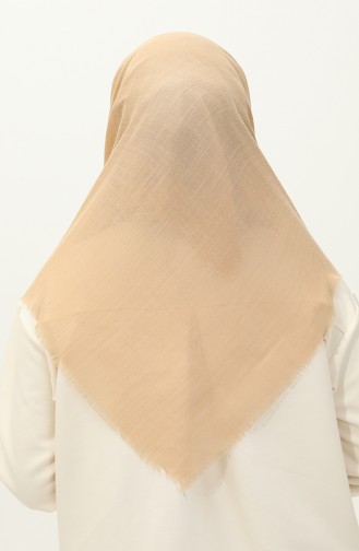 Plain Flamed Scarf 90155-15 Beige 90155-15