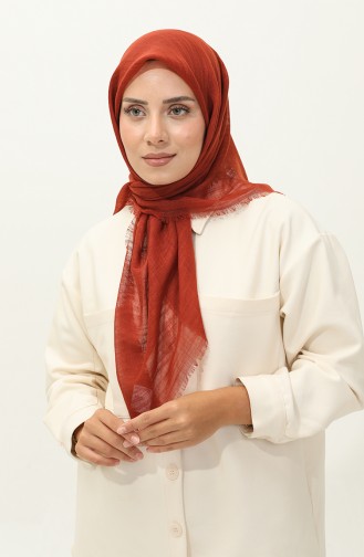 Plain Scarf 90155-24 Brick Red 90155-24