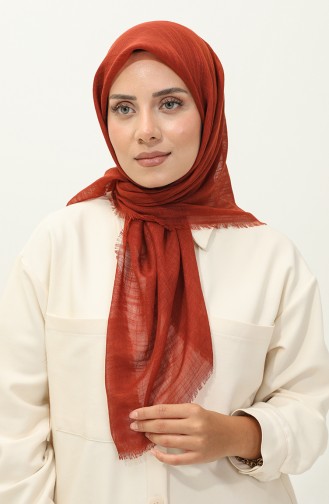 Plain Scarf 90155-24 Brick Red 90155-24