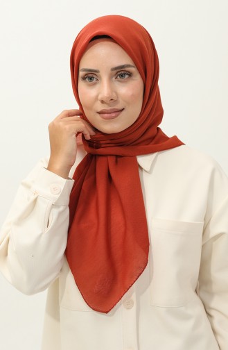 Plain Cool Scarf 90156-02 Brick Red 90156-02