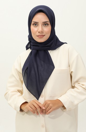 Plain Cool Scarf 90156-13 Navy Blue 90156-13