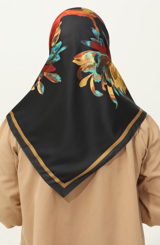 Karaca Gemusterter Twill-Schal 81028-01 Smoked Saks 81028-01