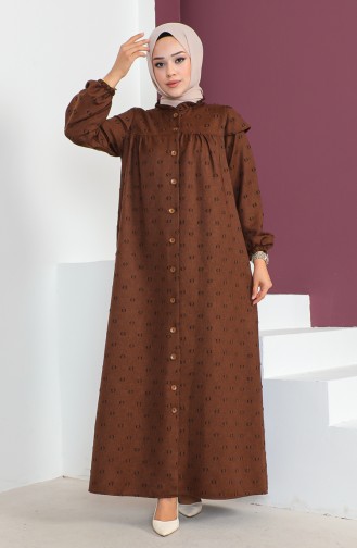 Jacquard Abaya 23k8811-01 Brown 23K8811-01