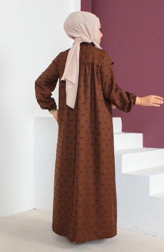 Jacquard Abaya 23k8811-01 Brown 23K8811-01
