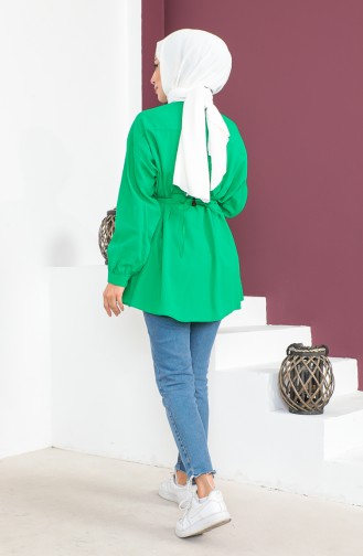 Belted Shirt 0001-02 Green 0001-02