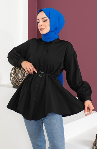 Belted Shirt 0001-05 Black 0001-05