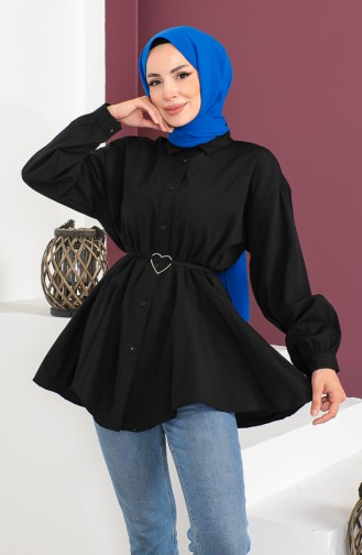 Belted Shirt 0001-05 Black 0001-05