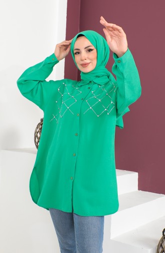 Chemise Stoned 0003-02 Vert 0003-02