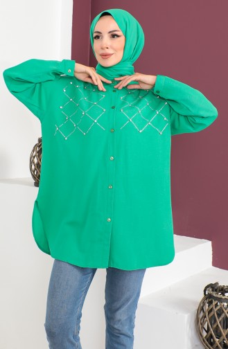 Chemise Stoned 0003-02 Vert 0003-02