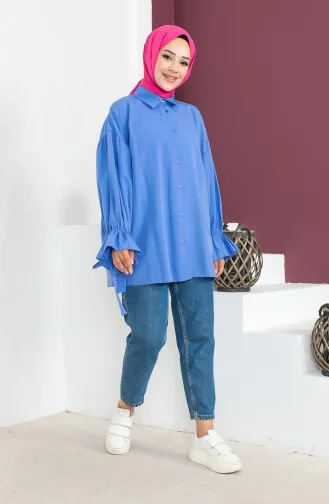 Tie Sleeve Shirt 0004-04 Blue 0004-04