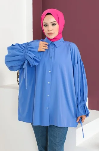 Tie Sleeve Shirt 0004-04 Blue 0004-04