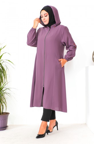 Übergröße Cape mit Kapuze 6089-02 Rose 6089-02