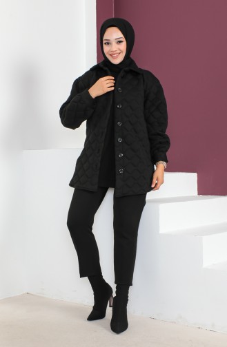 Manteau Matelassé 23K8765-03 Noir 23K8765-03