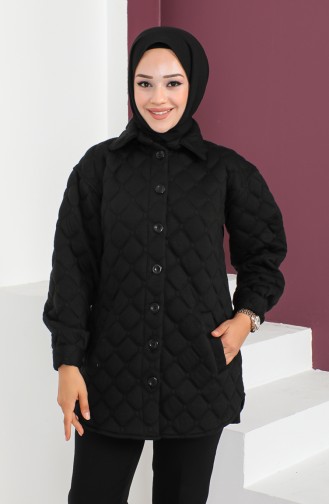 Quilted Coat 23K8765-03 Black 23K8765-03