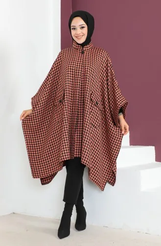 Poncho Pied-de-Poule 23K8816-06 Yavruağzı 23K8816-06