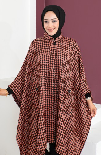 Poncho Pied-de-Poule 23K8816-06 Yavruağzı 23K8816-06