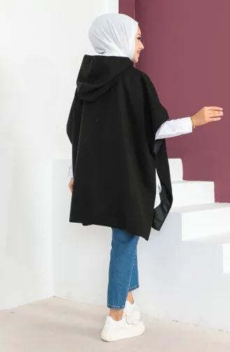 Cachet Poncho 23K8833-01 Noir 23K8833-01