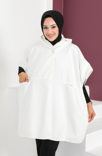 Stempelponcho 23K8833-02 Wit 23K8833-02