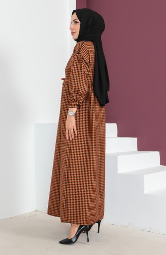 Hahnentrittgemustertes Schrägbandkleid 23K8818-03 Taba 23K8818-03