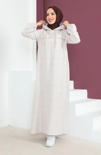Robe à Capuche En Laine 23K8820-05 Beige 23K8820-05