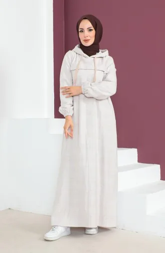 Robe à Capuche En Laine 23K8820-05 Beige 23K8820-05