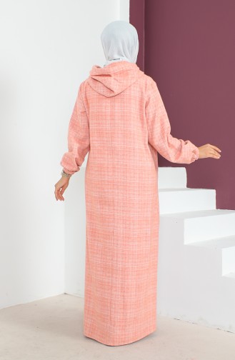 Hooded wool Dress 23k8820-06 Orange 23K8820-06