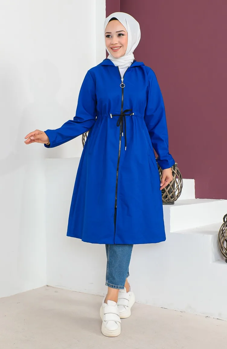 Trench à Capuche Et Fermeture Éclair 23K8779-01 Saks 23K8779-01