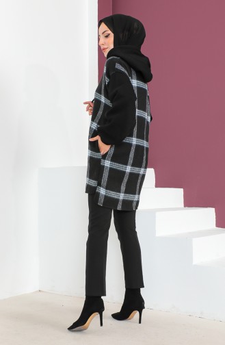 Hooded Garnished Tunic 23K8758-01 Black 23K8758-01