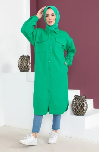 Quilted Tunic 23K8802-01 Green 23K8802-01