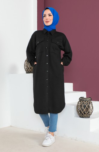 Gewatteerde Tuniek 23K8802-03 Zwart 23K8802-03