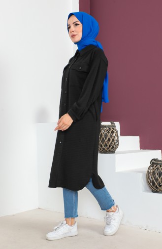 Gewatteerde Tuniek 23K8802-03 Zwart 23K8802-03