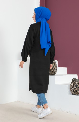 Gewatteerde Tuniek 23K8802-03 Zwart 23K8802-03