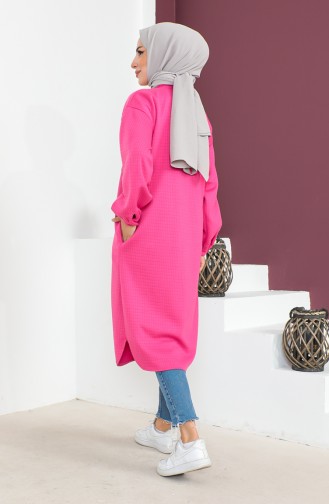 Kapitone Tunik 23K8802-04 Fuşya
