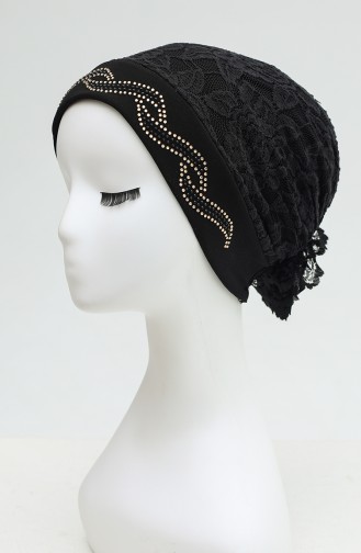 Lace Bonnet 0033-01 Black 0033-01