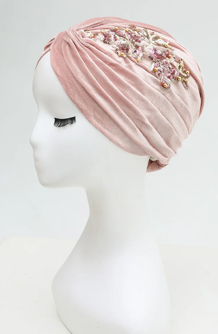 Velvet Sequin Vera Bonnet Powder 0039-08