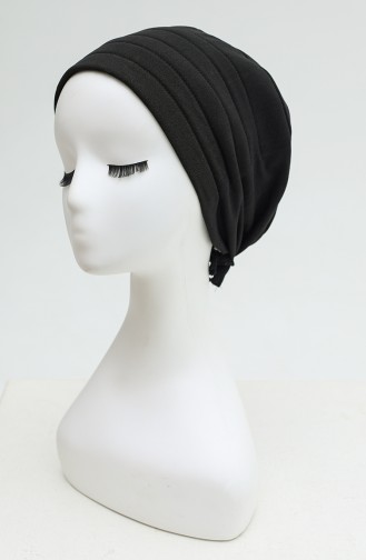 Tofisa Şapkalı Bone 30062-01 Siyah