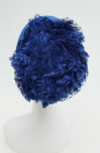 Bonnet a Froufrous 7001-08 Bleu Roi 7001-08