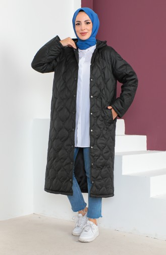 فيفيزا معطف رياضي مُبطن بتصميم بصلي 6990-01 لون أسود 6990-01