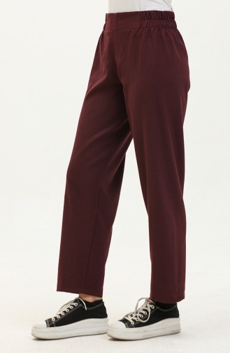 Pantalon Taille Elastique 2034-31 Prune 2034-31