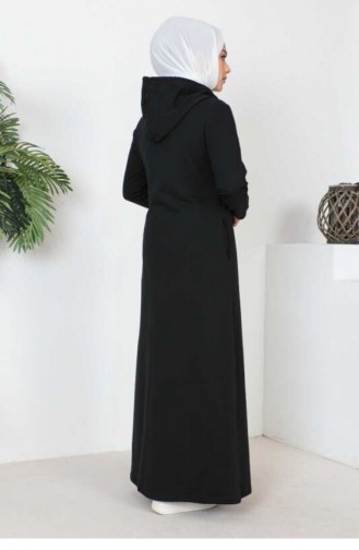 حجاب عباية اسود 2063MG.SYH