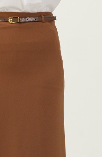 Belted Pencil Skirt 2247-02 Milky Coffee 2247-02