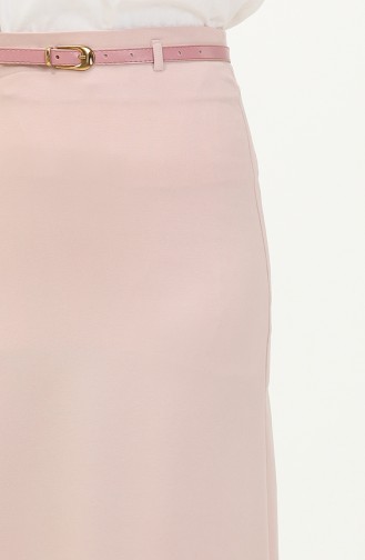 Belted Pencil Skirt 2247-04 Powder 2247-04