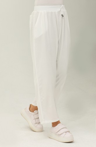 Pantalon Blanc 6104-09