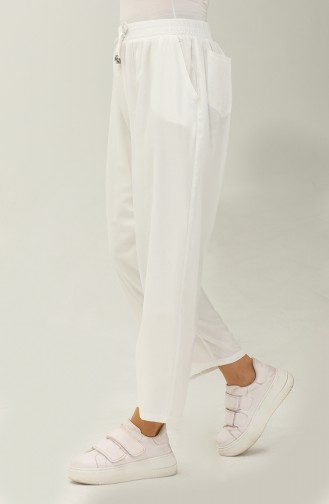 Pantalon Blanc 6104-09