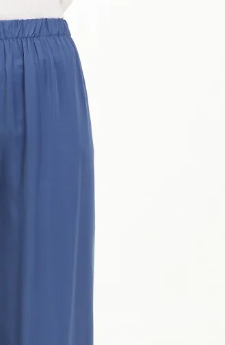 Pantalon Large Taille Elastique 1143-06 Indigo 1143-06