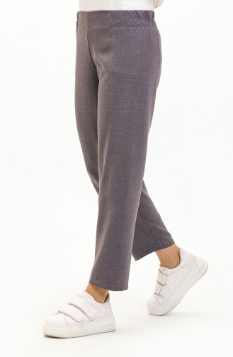 Broek Met Elastische Taille 2034B-02 Paars 2034B-02