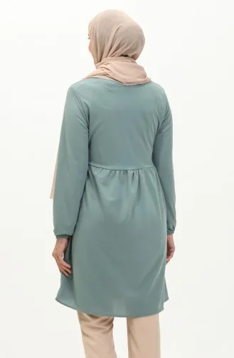 Geraffte Tunika 7272-01 Grün 7272-01